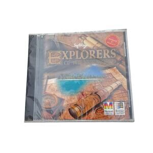 Soft Key Explorers of the New World PC CD-ROM 1995 Mac Compatible Vintage sealed